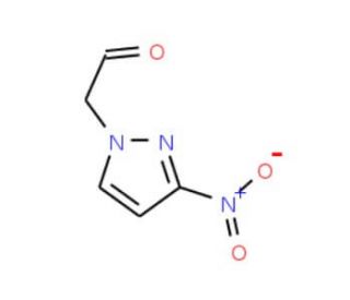 (3-Nitro-1H-pyrazol-1-yl)acetaldehyde - chemical structure image