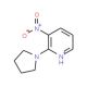 3-Nitro-2-(1-pyrrolidinyl)pyridine (CAS 26820-73-5) - chemical structure image