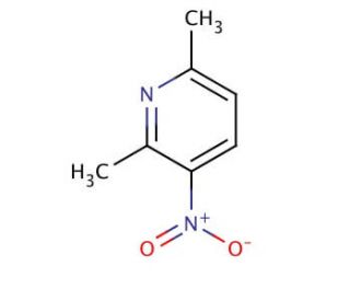 3-Nitro-2,6-lutidine (CAS 15513-52-7) - chemical structure image