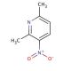 3-Nitro-2,6-lutidine (CAS 15513-52-7) - chemical structure image