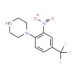 3-Nitro-4-(piperazin-1-yl)benzotrifluoride (CAS 58315-38-1) - chemical structure image