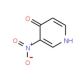 3-Nitro-4-pyridone (CAS 15590-90-6) - chemical structure image