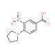 3-Nitro-4-pyrrolidin-1-yl-benzoic acid (CAS 40832-81-3) - chemical structure image