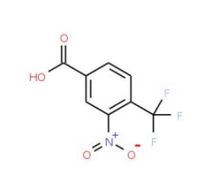 3-Nitro-4-(trifluoromethyl)benzoic acid (CAS 116965-16-3) - chemical structure image