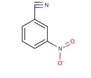 3-Nitrobenzonitrile (CAS 619-24-9) - chemical structure image