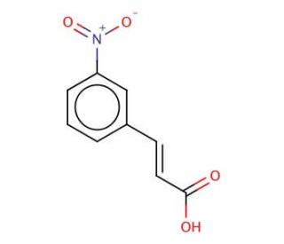 3-Nitrocinnamic acid (CAS 1772-76-5) - chemical structure image