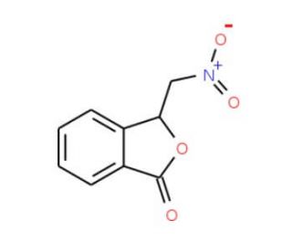 3-(Nitromethyl)-2-benzofuran-1(3H)-one (CAS 3598-68-3) - chemical structure image