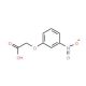 (3-nitrophenoxy)acetic acid (CAS 1878-88-2) - chemical structure image