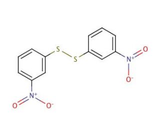 3-Nitrophenyl disulfide (CAS 537-91-7) - chemical structure image