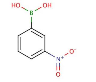 3-Nitrophenylboronic acid (CAS 13331-27-6) - chemical structure image