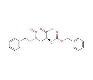 3-[Nitroso(benzyloxy)amino]-N-[(benzyloxy)carbonyl]-L-alanine (CAS 832090-73-0) - chemical structure image
