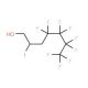 3-Nonafluorobutyl-2-iodopropanol (CAS 80233-96-1) - chemical structure image