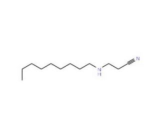 3-(Nonylamino)propionitrile (CAS 91564-96-4) - chemical structure image