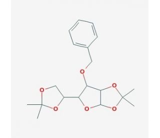 3-O-Benzyl-1,2:5,6-Di-O-isopropylidene-&alpha;-D-glucofuranose (CAS 18685-18-2) - chemical structure image