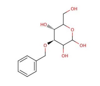 3-O-Benzyl-&alpha;,&beta;-D-mannopyranoside (CAS 65926-00-3) - chemical structure image