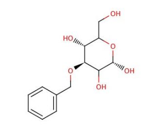 3-O-Benzyl-&alpha;-D-mannopyranoside (CAS 65877-63-6) - chemical structure image