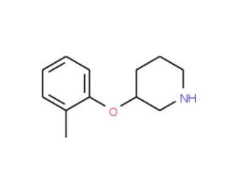 3-(o-Tolyloxy)piperidine (CAS 902837-28-9) - chemical structure image