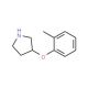3-(o-Tolyloxy)pyrrolidine (CAS 46196-54-7) - chemical structure image