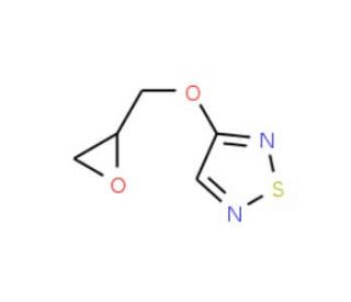 3-(oxiran-2-ylmethoxy)-1,2,5-thiadiazole - chemical structure image