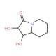 3-Oxo-(−)-lentiginosine (CAS 160169-49-3) - chemical structure image