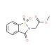 3-Oxo-1,2-benzoisothiazoline-2-acetic Acid Methyl Ester 1,1-Dioxide (CAS 6639-62-9) - chemical structure image
