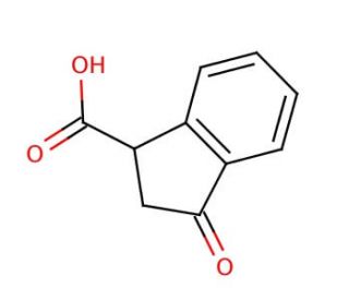 3-Oxo-1-indancarboxylic acid (CAS 29427-69-8) - chemical structure image