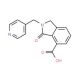 3-Oxo-2-pyridin-4-ylmethyl-2,3-dihydro-1H-isoindole-4-carboxylic acid - chemical structure image