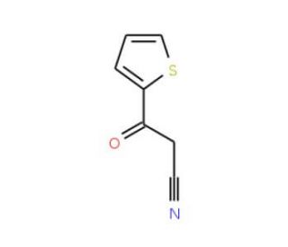 3-Oxo-3-(2-thienyl)propionitrile (CAS 33898-90-7) - chemical structure image