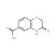 3-oxo-3,4-dihydro-2H-1,4-benzoxazine-6-carboxylic acid (CAS 134997-87-8) - chemical structure image