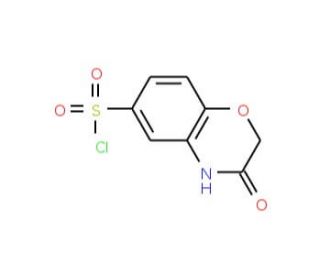 3-oxo-3,4-dihydro-2H-1,4-benzoxazine-6-sulfonyl chloride (CAS 31794-45-3) - chemical structure image