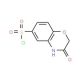 3-oxo-3,4-dihydro-2H-1,4-benzoxazine-6-sulfonyl chloride (CAS 31794-45-3) - chemical structure image