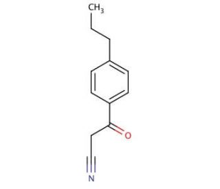 3-Oxo-3-(4-propyl-phenyl)-propionitrile (CAS 199102-69-7) - chemical structure image