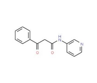 3-Oxo-3-phenyl-N-pyridin-3-yl-propionamide (CAS 72742-89-3) - chemical structure image