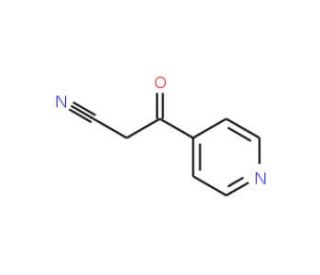 3-Oxo-3-pyridin-4-ylpropanenitrile (CAS 23821-37-6) - chemical structure image