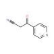 3-Oxo-3-pyridin-4-ylpropanenitrile (CAS 23821-37-6) - chemical structure image