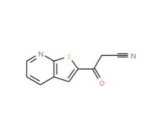 3-Oxo-3-thieno[2,3-b]pyridin-2-ylpropanenitrile - chemical structure image
