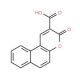 3-Oxo-3H-benzo[f]chromene-2-carboxylic acid (CAS 4361-00-6) - chemical structure image
