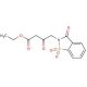 3-Oxo-4-(1,1,3-trioxo-1,3-dihydro-1lambda*6*-benzo[d]isothiazol-2-yl)-butyric acid ethyl ester - chemical structure image