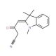 3-Oxo-4-(1,3,3-trimethyl-1,3-dihydro-indol-2-ylidene)-butyronitrile (CAS 97214-25-0) - chemical structure image