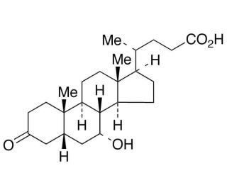 3-Oxo-7&alpha;-hydroxy-5&beta;-cholanoic Acid (CAS 4185-00-6) - chemical structure image