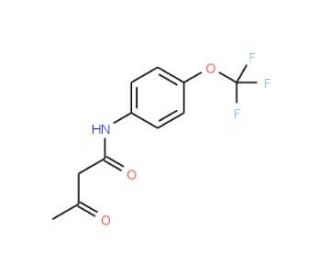 3-oxo-N-[4-(trifluoromethoxy)phenyl]butanamide - chemical structure image
