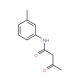 3-Oxo-N-m-tolyl-butyramide (CAS 25233-46-9) - chemical structure image
