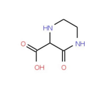 3-Oxo-piperazine-2-carboxylic acid (CAS 925890-01-3) - chemical structure image