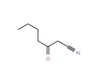 3-oxoheptanenitrile - chemical structure image