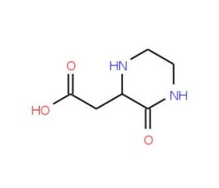 (3-Oxopiperazin-2-yl)acetic acid (CAS 405214-33-7) - chemical structure image