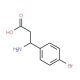 3-(p-bromophenyl)-DL-beta-alanine (CAS 39773-47-2) - chemical structure image