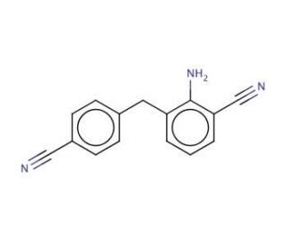 3-(p-Cyanobenzyl)-6-cyano-aniline - chemical structure image