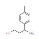 3-p-tolyl-DL-beta-alaninol (CAS 68208-23-1) - chemical structure image