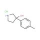 3-p-Tolyl-pyrrolidin-3-ol hydrochloride (CAS 67465-16-1) - chemical structure image