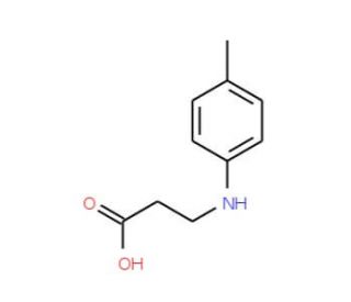 3-p-Tolylamino-propionic acid (CAS 27418-59-3) - chemical structure image